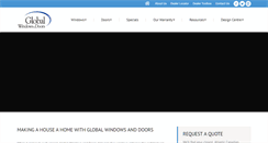 Desktop Screenshot of globalwindows.ca